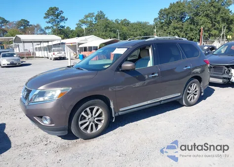 2016 Nissan Pathfinder Sl из США, поврежденный, VIN 5N1AR2MN8GC622930